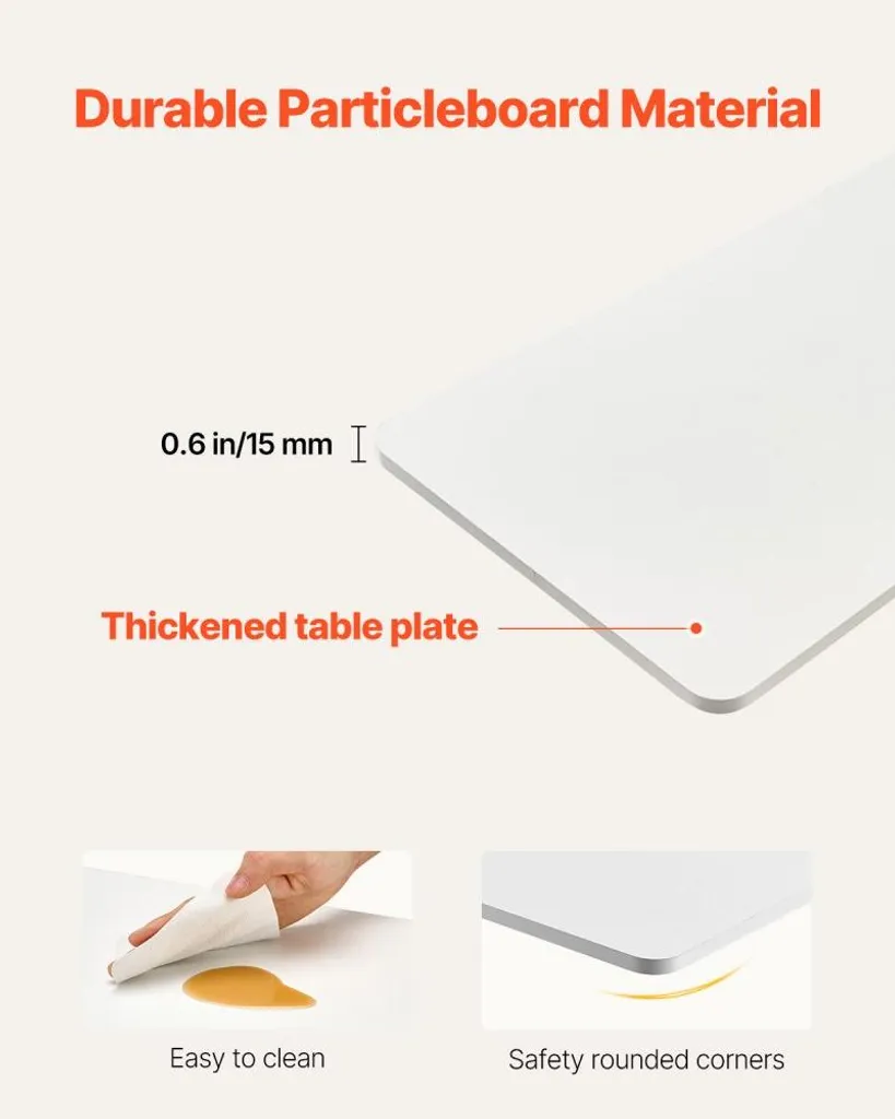 Table de chevet mobile avec 4 roulettes cachées pour ordinateur portable - 6
