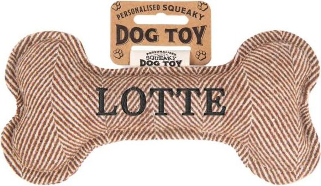 Quietschender Hunde Knochen form-Hundespielzeug Lotte