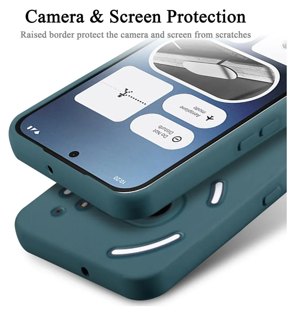 Heioloo Custodia Per Nothing Phone 2a/Nothing 2a Plus Cover Protettiva Tpu Morbidotransparent Case Rigida Pc Resistente Ai Graffi Antiurto Protection 1044026380