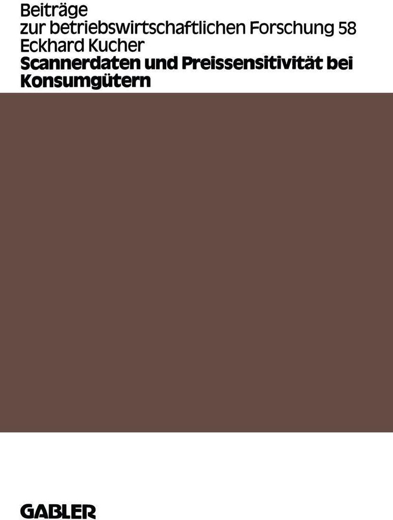 Scannerdaten und Preissensitivität bei Konsumgütern