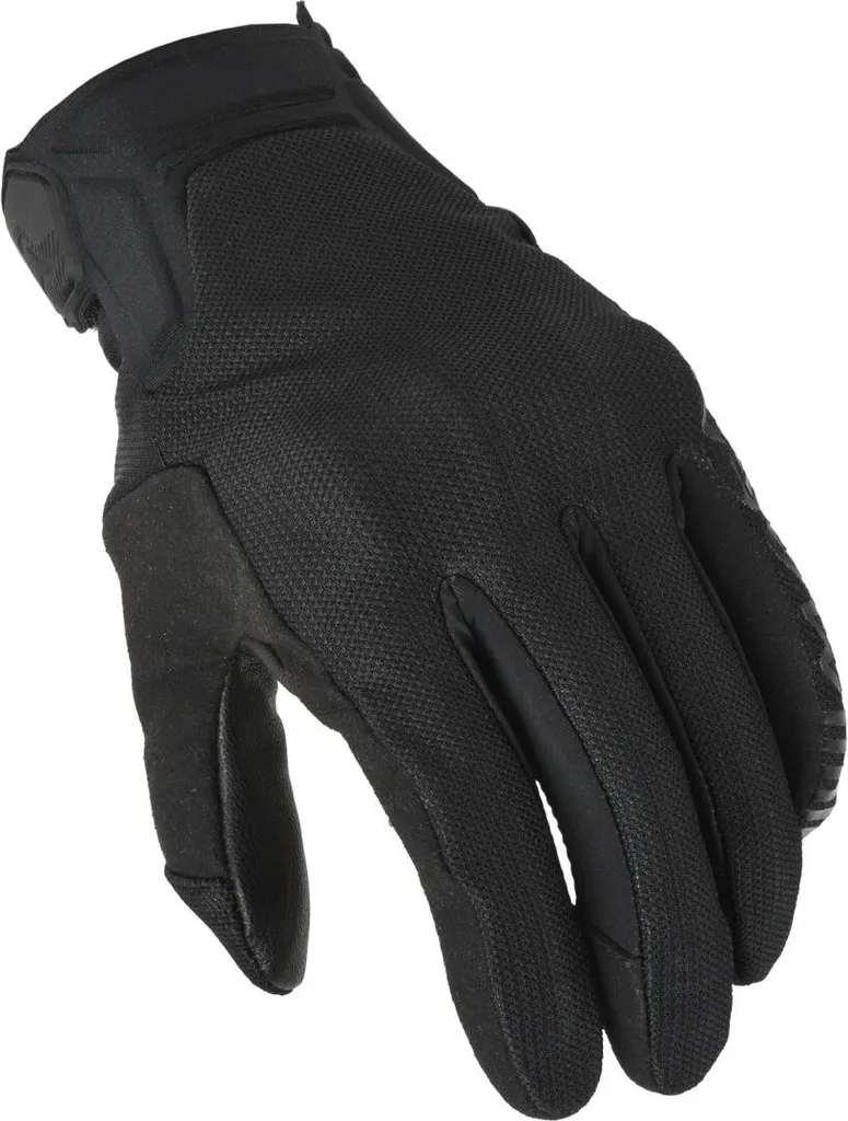 Gants de moto en cuir Macna Obtain noir taille L pour route et ville