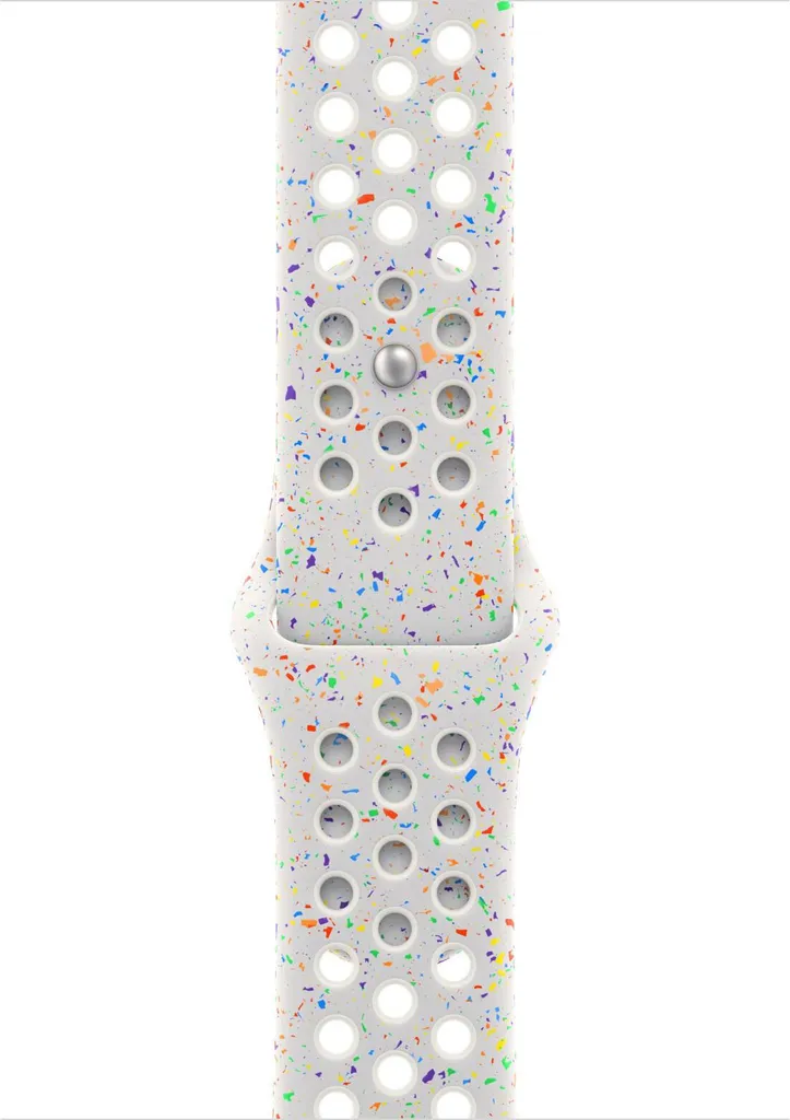 Bracelet Apple Watch Anti-Irritation Platine MYL53ZM/A Fluoroélastomère