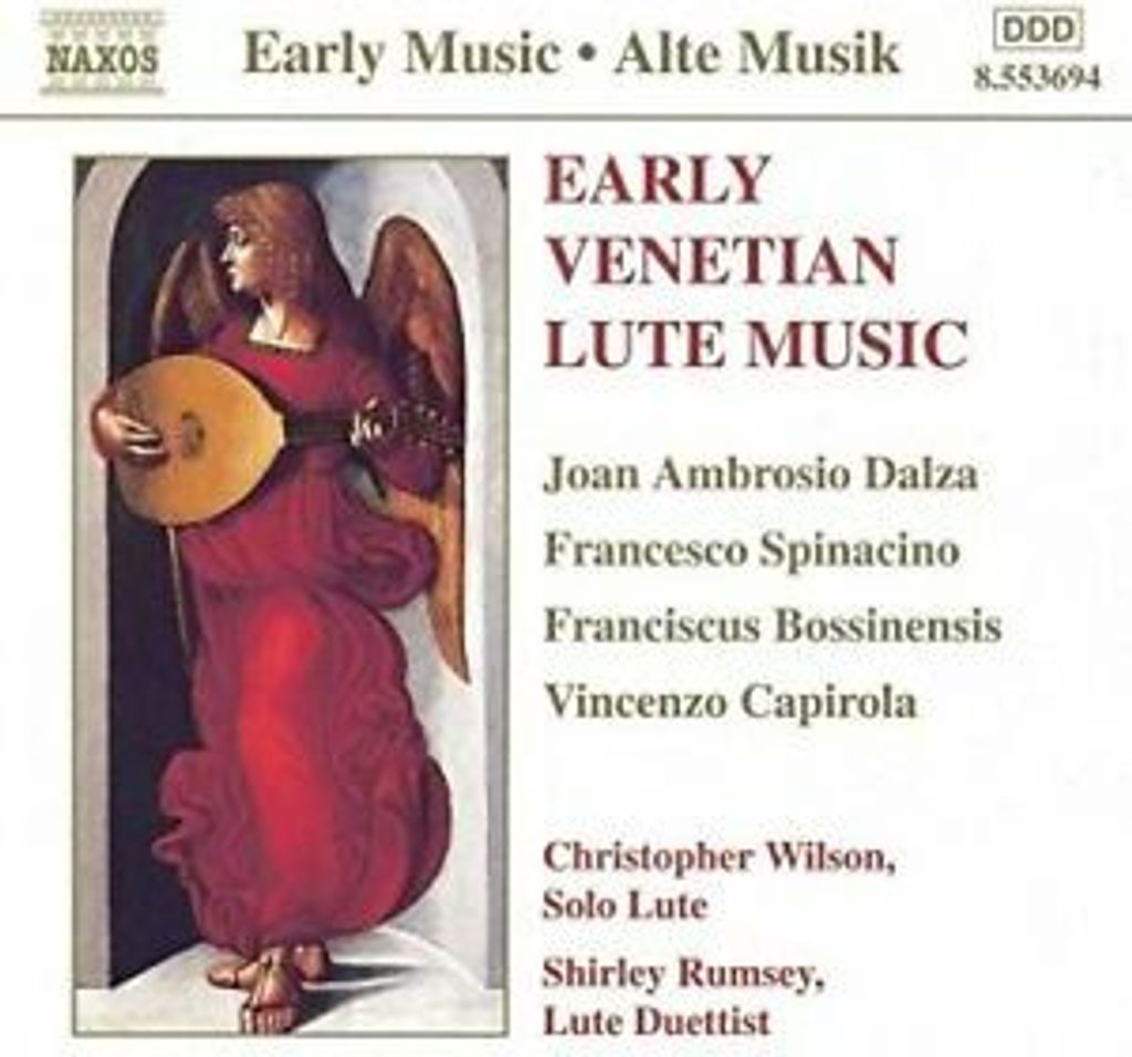 Early Venetian Lute Music DVD