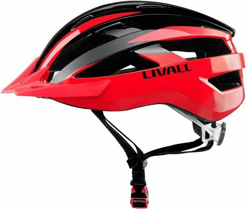 Livall Livall MT1 Neo Red Medium - (Smart) Fahrradhelm - SOS-Funktion - LED-Blinker - Smart lighting