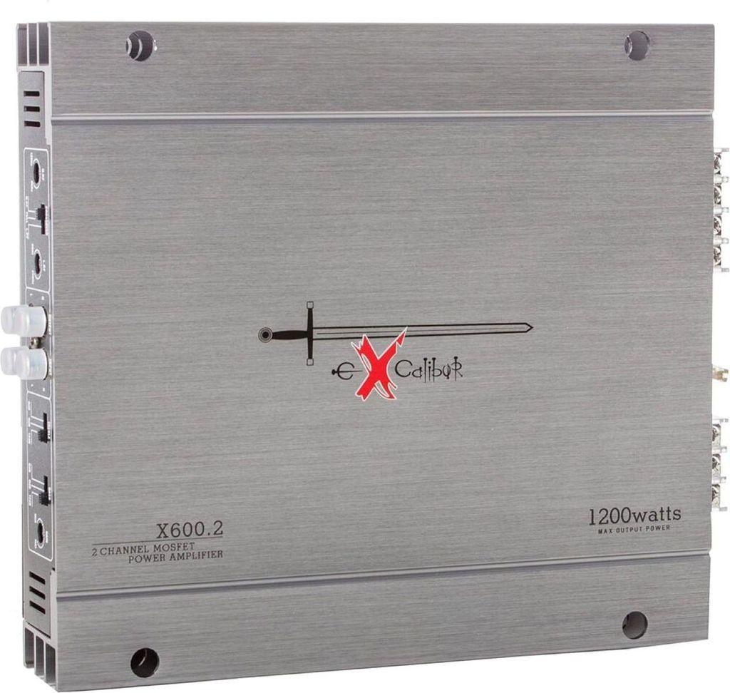 Excalibur X600.2 Auto-Verstärker 2 Kanäle, Leistung 1200 W, Produktbild 