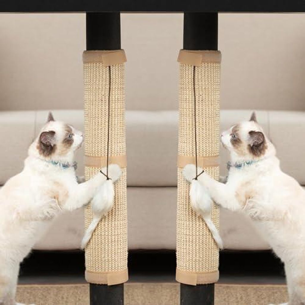 2 Stš¹ck Katze Kratzschutz Katzenkratzmatte M?belschutz Pet Tischbein Katzenkratzer Kratzmatte fš¹r Katze Cat Scratcher Katzenkratzmatte Sofa K...