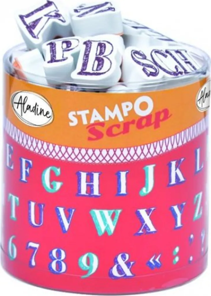 Kit de Tampons Alphabet pour Personnaliser vos Agendas et Albums Photos