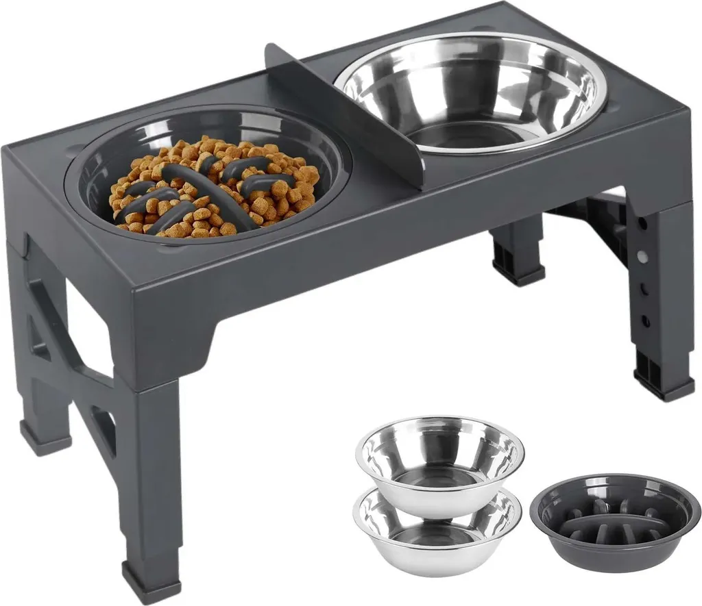 Distributeur chien anti-glouton réglable - Fini les problèmes de digestion