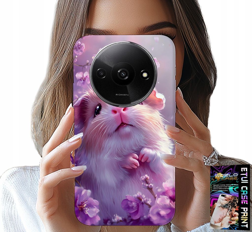 Hülle Für Xiaomi Redmi A3 - Niedlicher Hamster, Nagetier-Designs Für Kinder