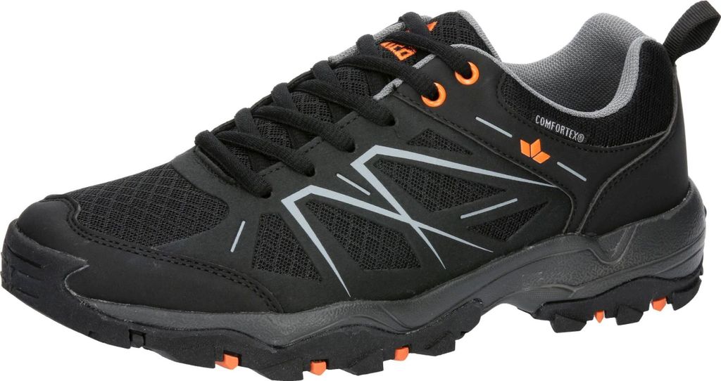 Lico Herren Outdoorschuhe Kadoka 31889-40, 31889-42, 31889-43, 31889-44, 31889-45, 31889-46, 31889-47 LIC-210169 schwarz/grau/orange 42