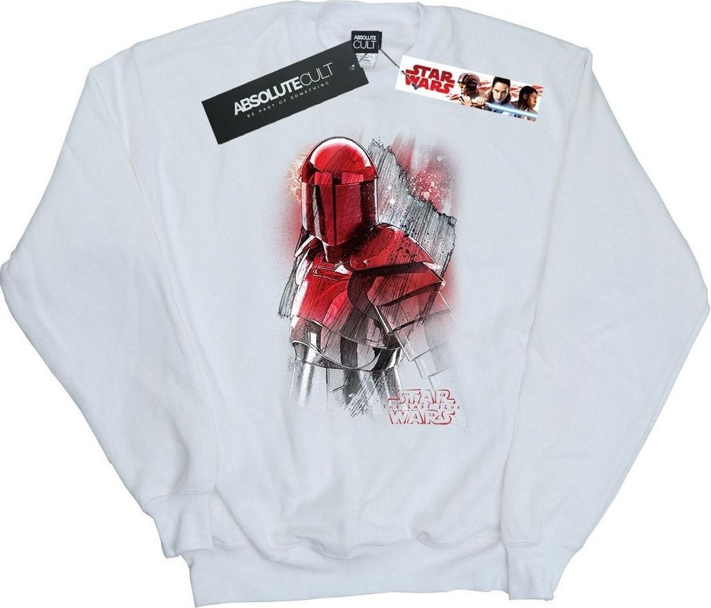 Star Wars - "The Last Jedi Praetorian Guard" Sweatshirt für Herren BI46262 (XL) (Weiß)