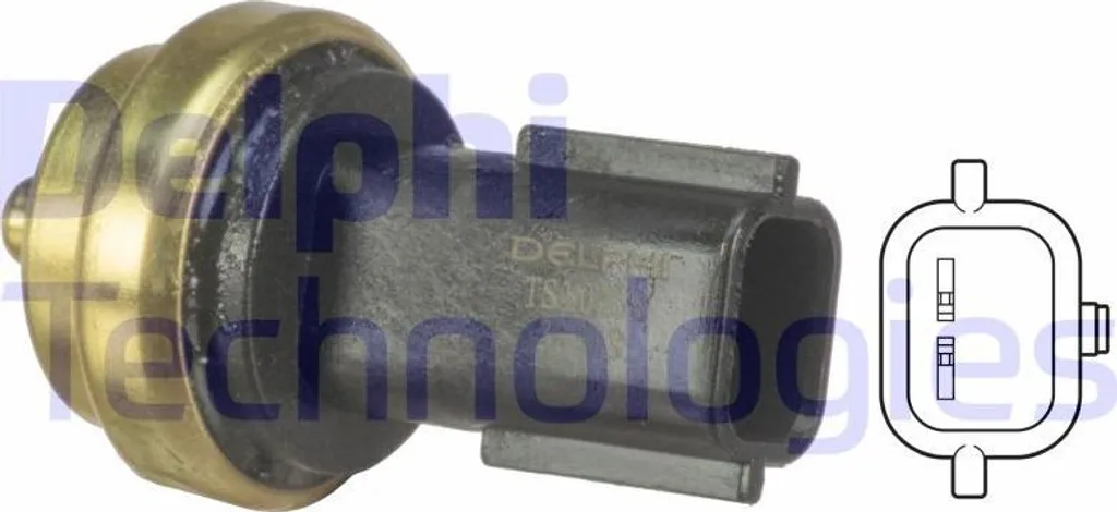 Delphi TS10458 Sensore Temperatura Acqua OE 226301872R per Renault e Nissan