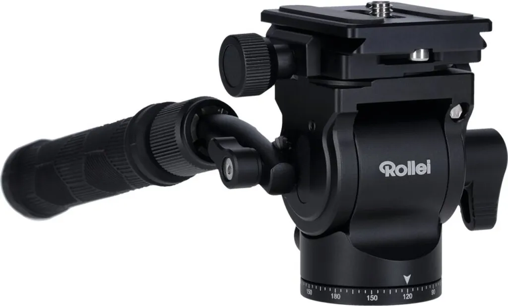 Tête vidéo pour trépied Rollei V5i idéale pour vlog et tournage YouTube