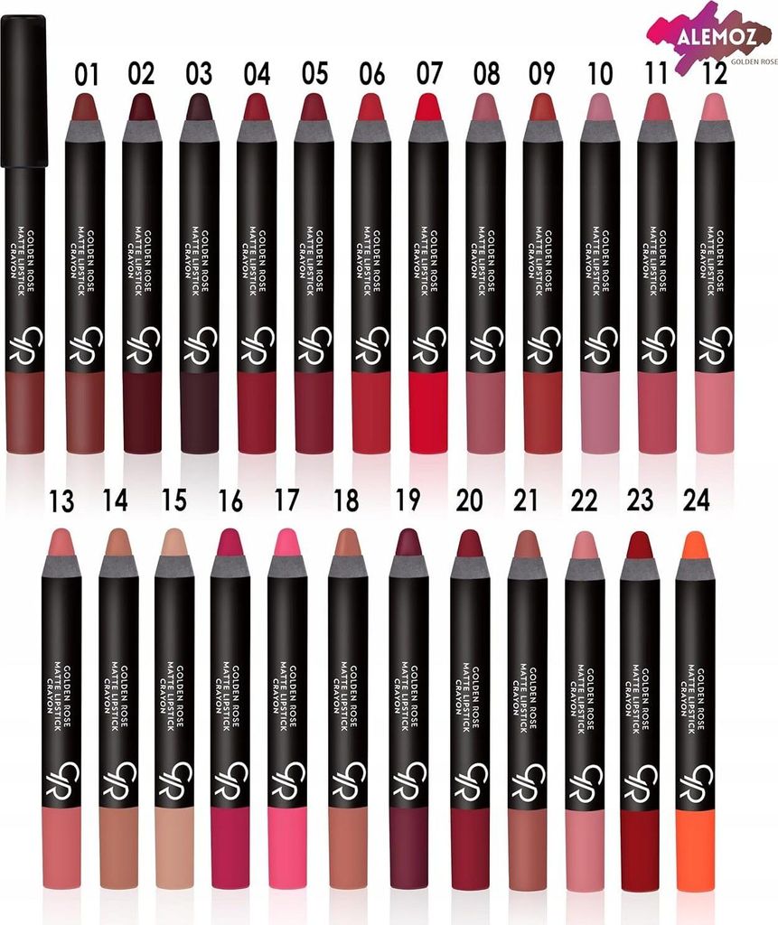 Golden Rose Matte Lipstick Lippenstift Column 18 rot