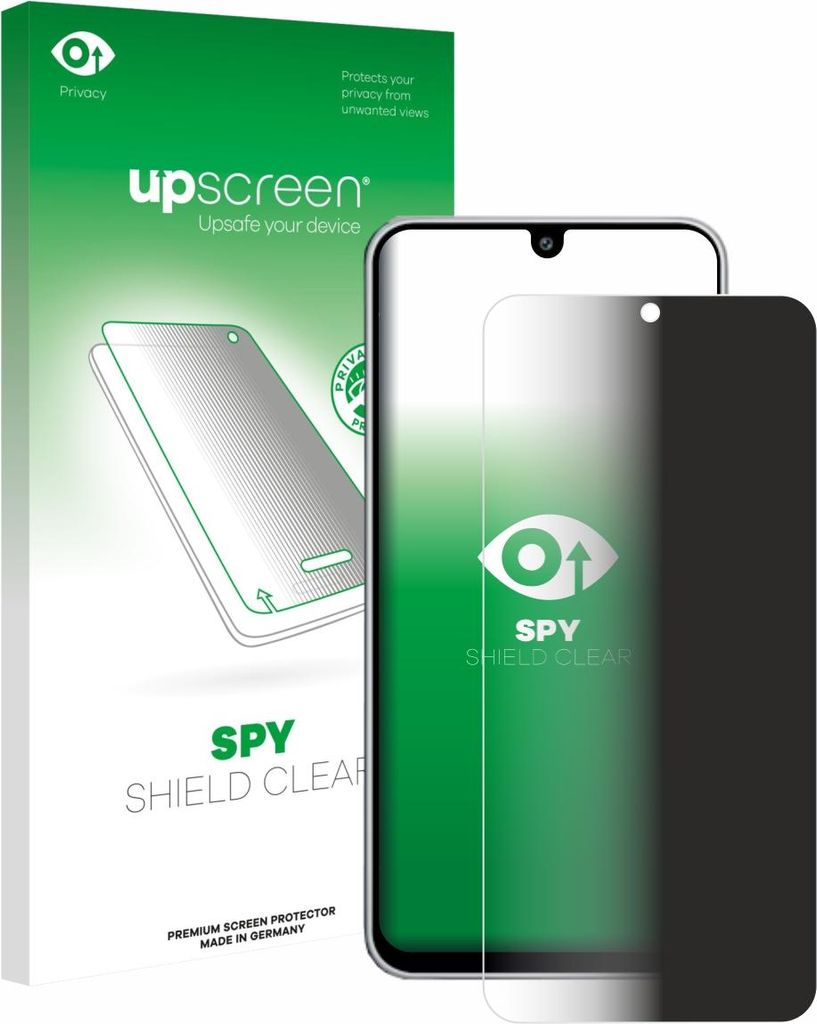 Für Samsung Galaxy M17 Sichtschutzfolie Schutzfolie upscreen Anti-Spy Privacy Sichtschutz Blickschutz Display Schutz Folie Blaulichtfilter