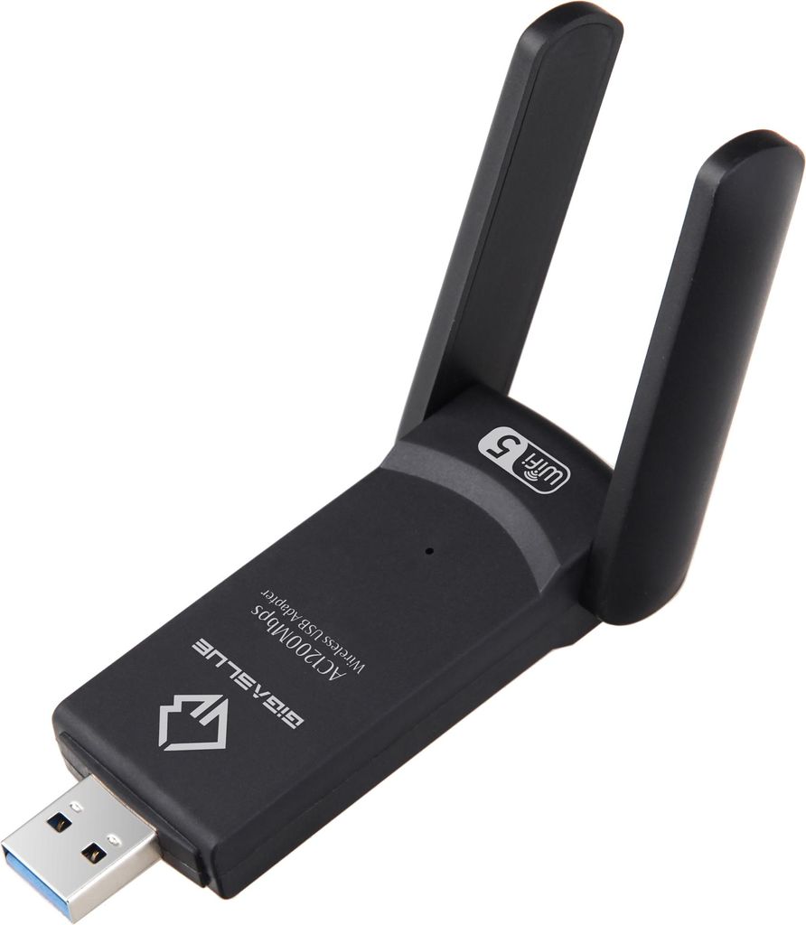 GigaBlue Ultra 1200Mbit/s Dual-Band WLAN 2.4 & 5GHz USB 3.0 High-Speed WiFi Stick mit Antenne