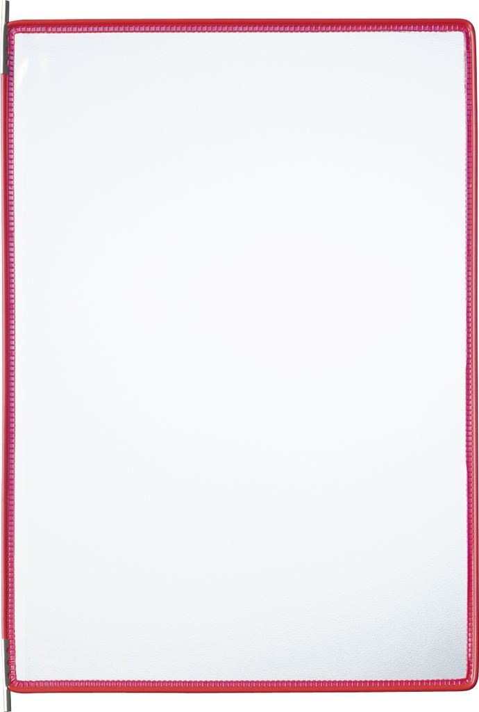 Tarifold Sichttafel A4, Farbe:rot, Format:A4