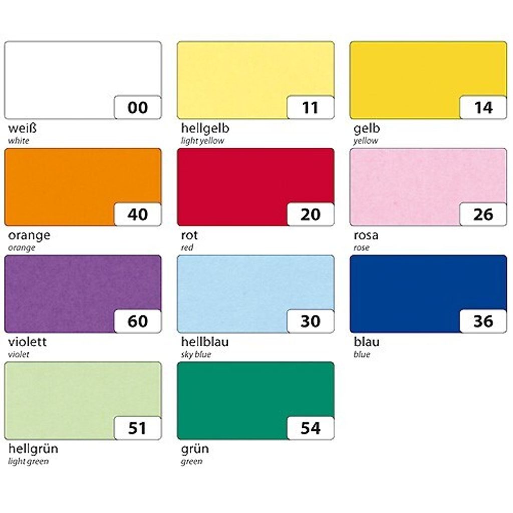 folia Transparentpapier (B)505 x (L)700 mm 115 g/qm hellgrün