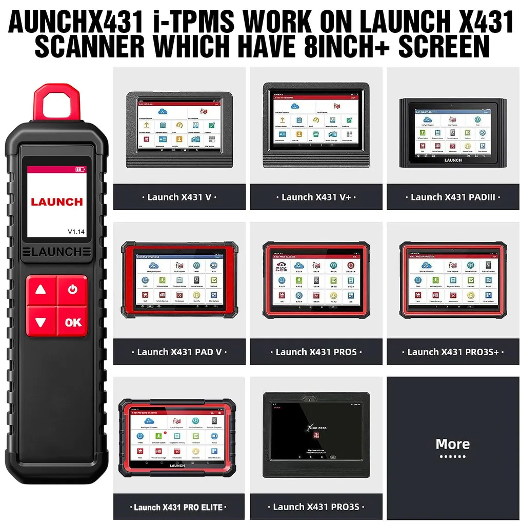 Scanner de Diagnostic i-TPMS pour Programmation Capteurs 315 et 433 MHz - 5