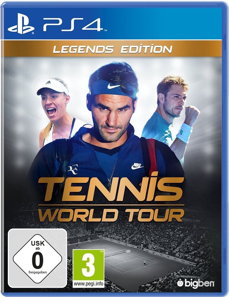 Tennis World Tour  PS-4  Legends Ed. Produktbild 1