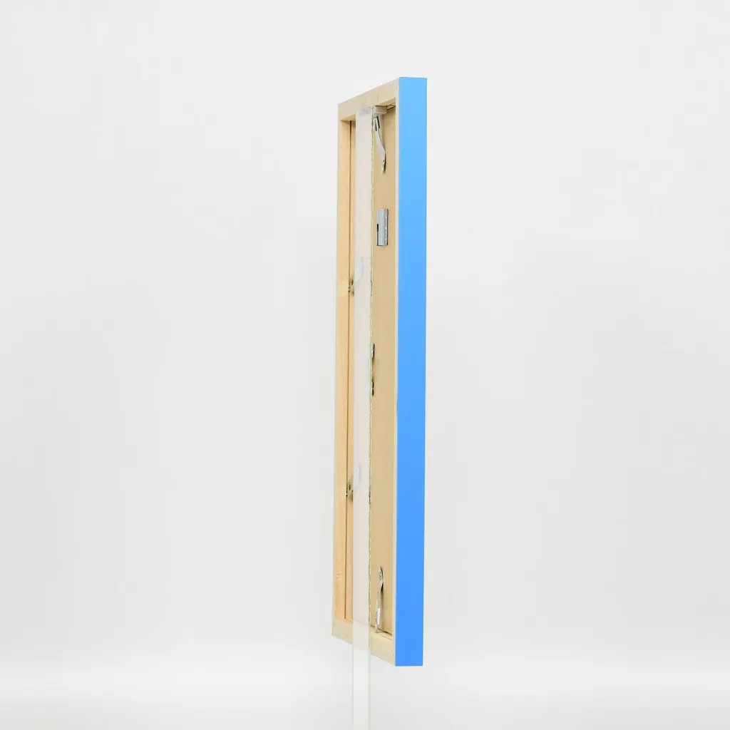 Cornice Blu 25x35 Top Cube | Legno Vero per Mostre e Poster - 12