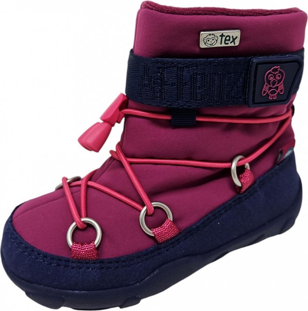 Affenzahn Vegan Snowy Flamingo Winterstiefel Rot Produktbild 