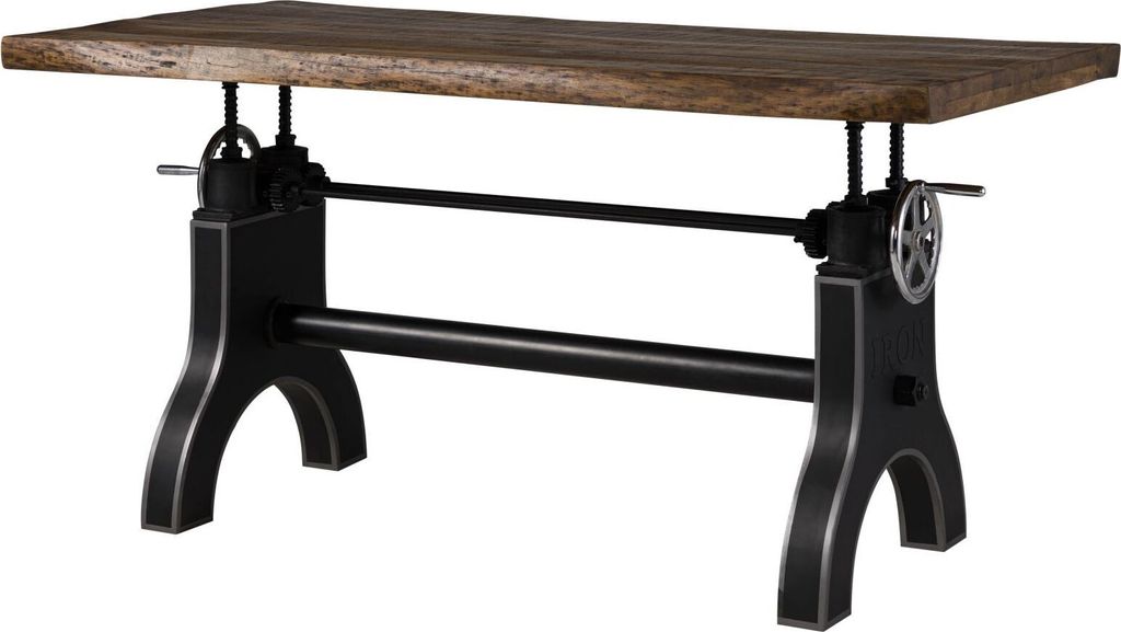 MASSIVMOEBEL24 | Table à manger 180x90x80-101 Manguier Image du produit 