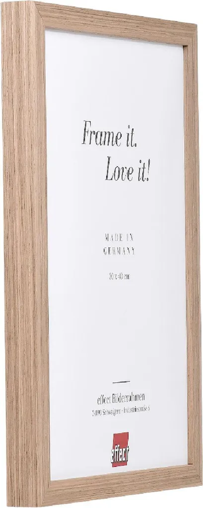 Cornice Foto Noce 10,5x14,8 cm - Legno Massello e Vetro Museale - 2
