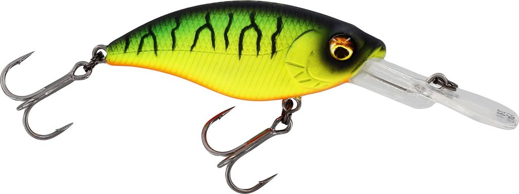 Westin BuzzBite Crankbait 4cm 4g Low Floating - Wobbler, Farbe:Firetiger
