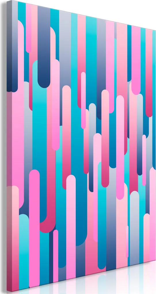 Stampa su Tela Pistoni Colorati 120x80 Verticale - Quadro Garage Art