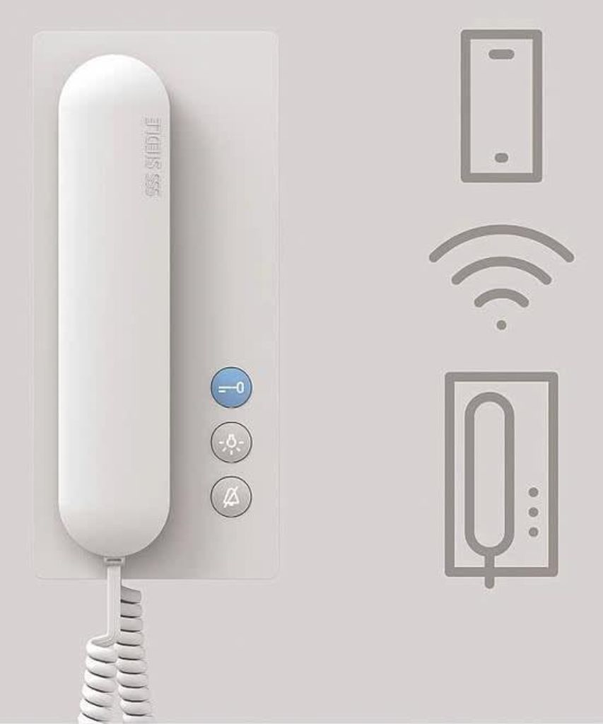 Siedle Haustelefon Weiss IQ BTS mit WLAN zur Anbindung an die Siedle App