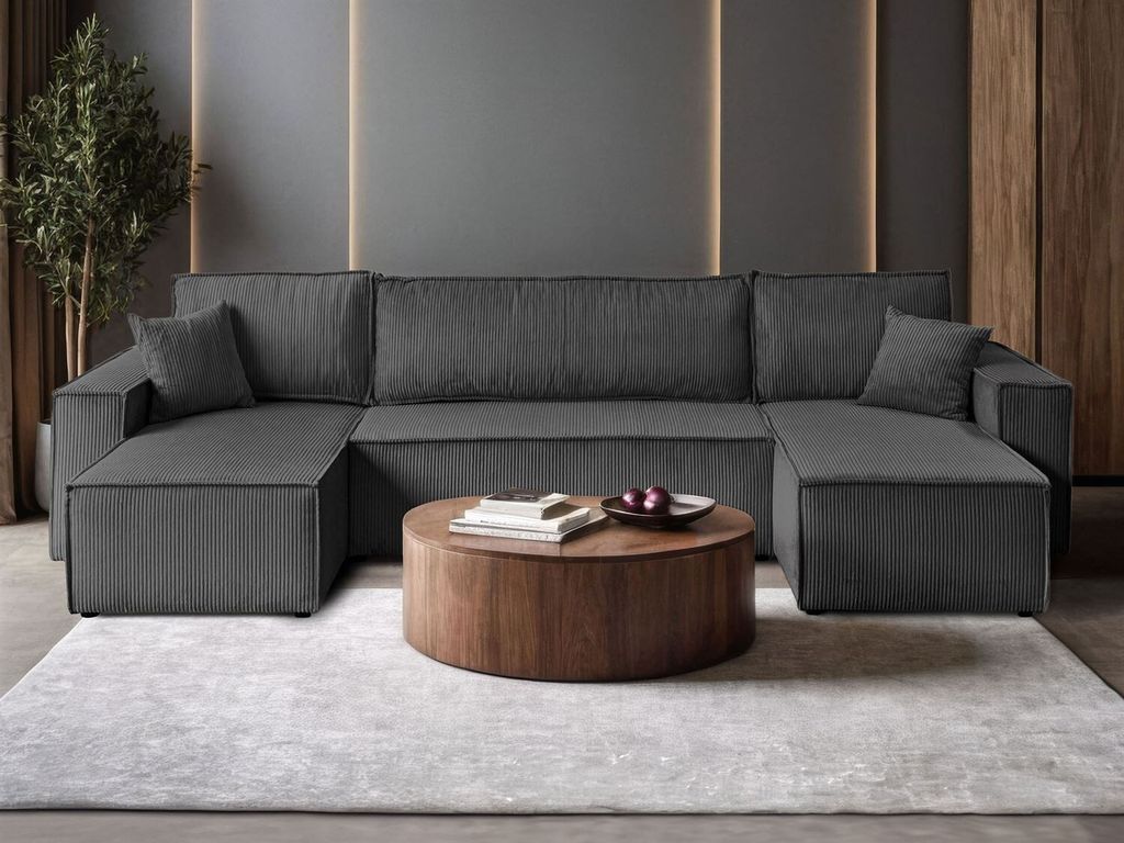 Gepolstertes Sofa CARLOS U Cord Poso 34