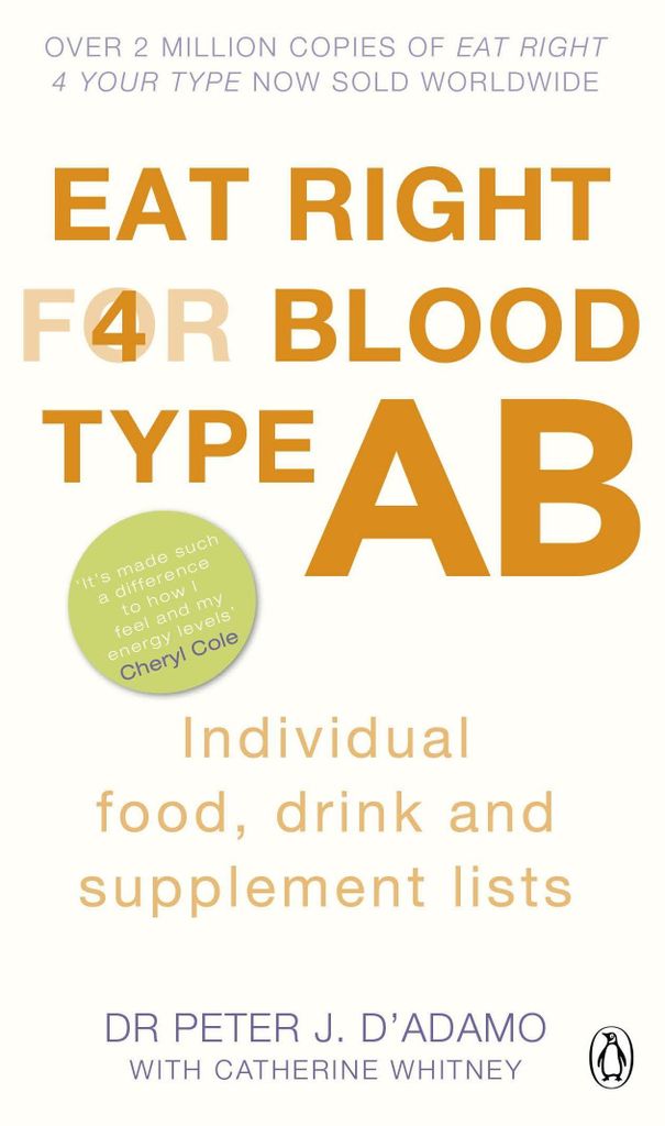 Eat Right For Your Blood Type Ab – Lingua: Inglese
