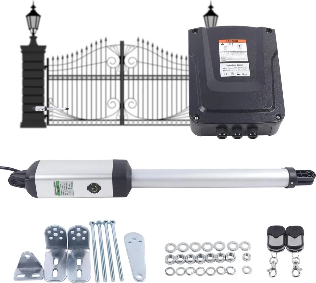 Motorisation pour petit portail et portillon - Kit 50W 24V Complet - 3