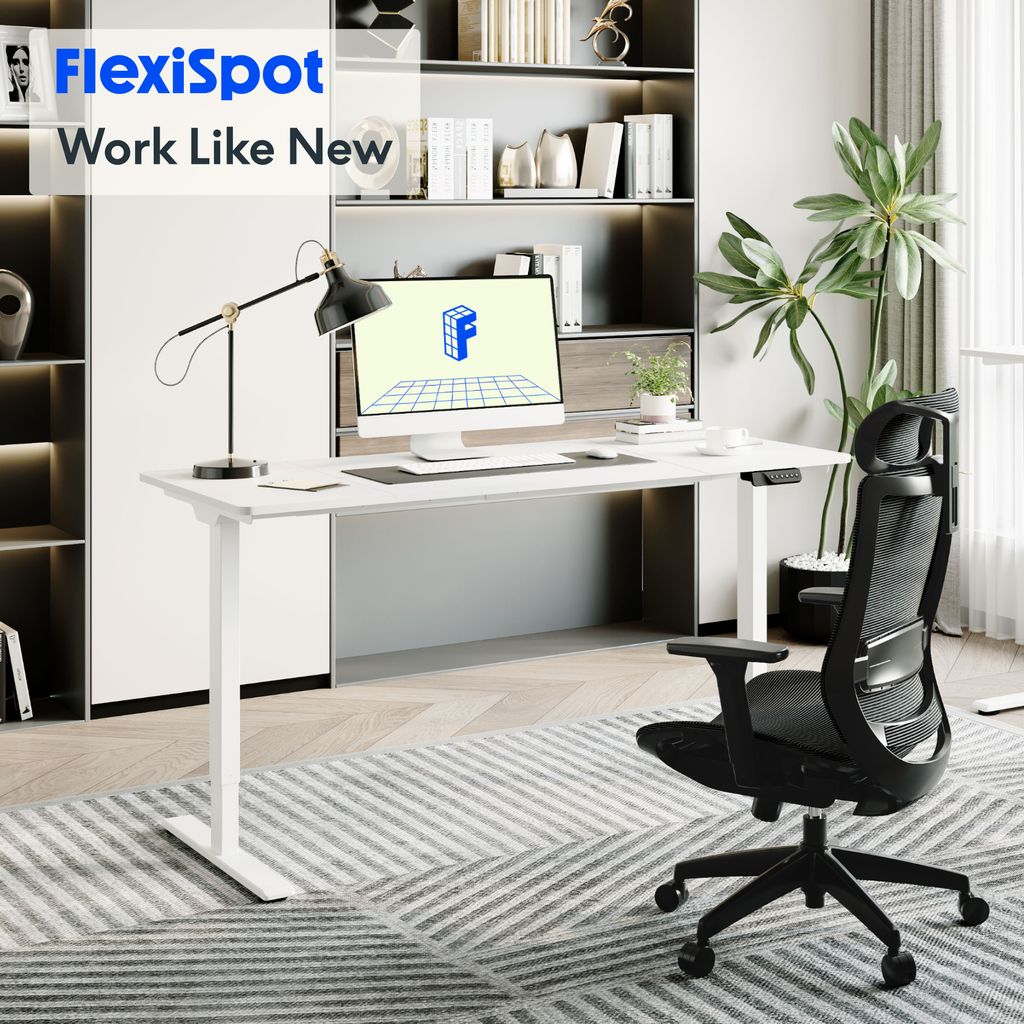 FLEXISPOT Höhenverstellbarer Schreibtisch 160x70cm-mit 2 Produktbild 2