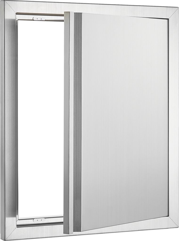 SucceBuy porta di accesso al barbecue 457 x 533 mm, acciaio Immagine del prodotto 