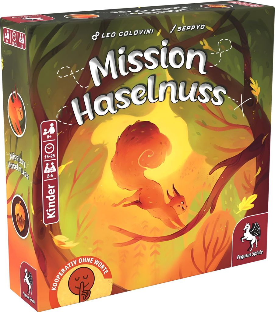Pegasus Mission Haselnuss, Brettspiel, Familie, 8 Jahr(e), 15 min, 25 min
