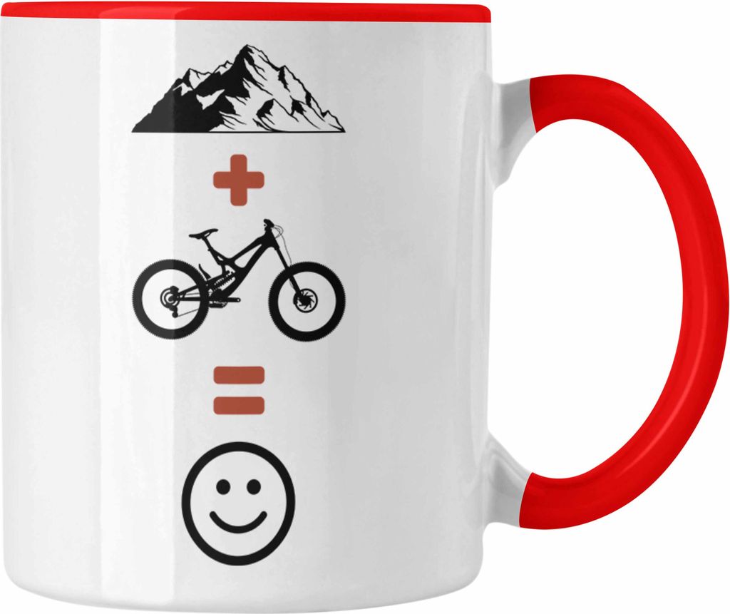 Trendation - Mountainbike Tasse Geschenk Berge Downhill MTB Produktbild 