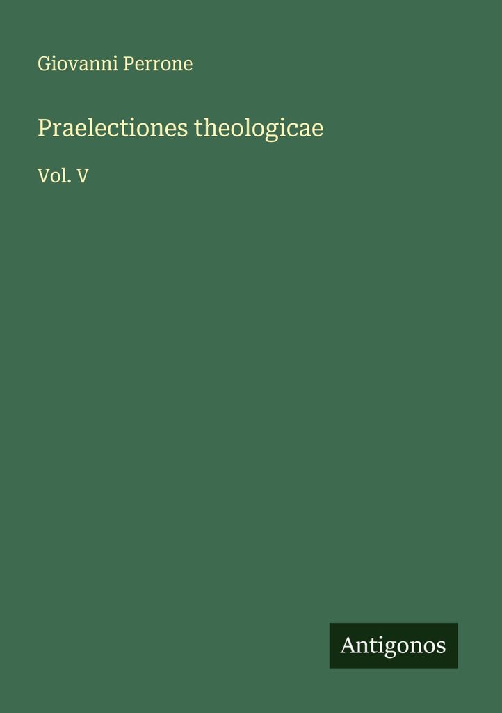 Praelectiones theologicae