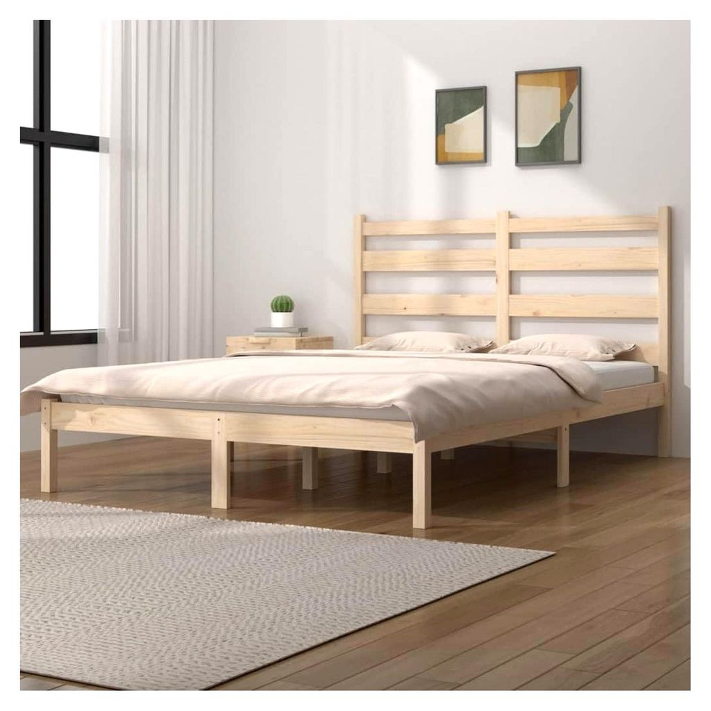 Bettgestell aus Massivholz 140x190 cm