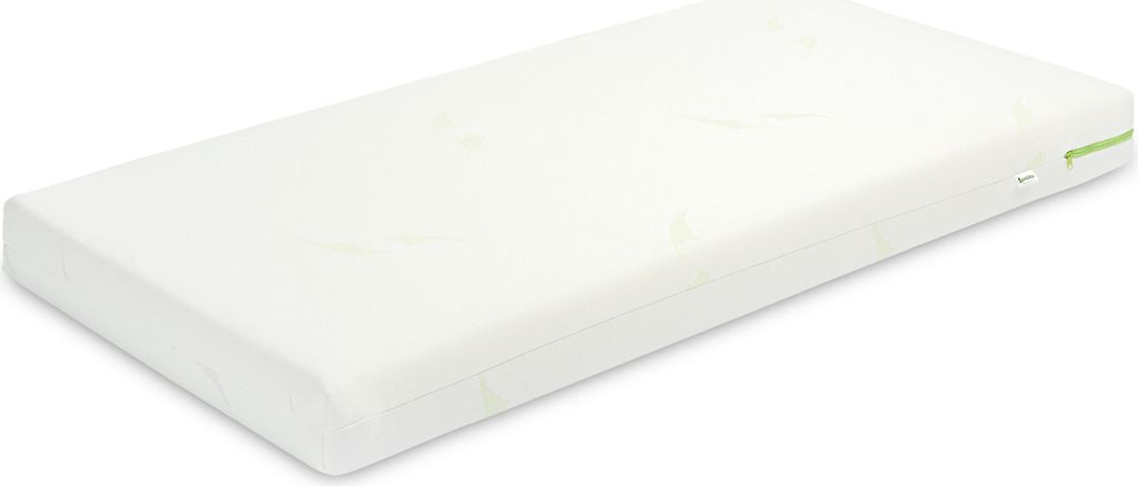 SENSILLO schuimmatras met Aloe Vera stoffen hoes - 10 cm Productafbeelding 