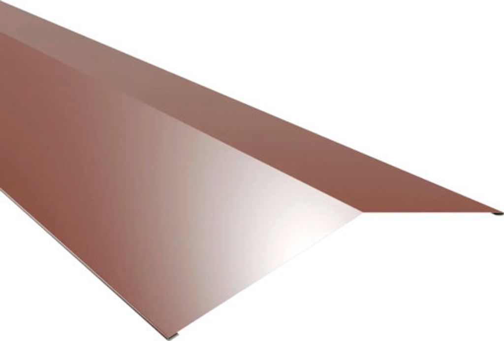 PRECIT Firstblech für Trapezblech rotbraun RAL 8012 1000 mm Produktbild 