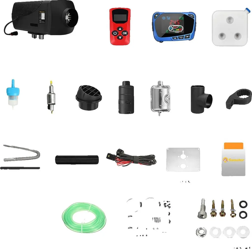 Chauffage à air diesel 12V avec télécommande et programmation digitale