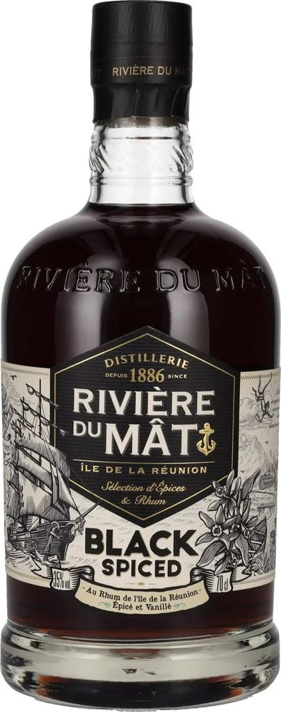 Rivière du Mât Black Spiced 35% Vol. 0,7l Image du produit 