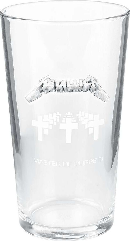 Metallica Bierglas Master Of Puppets klar Standard