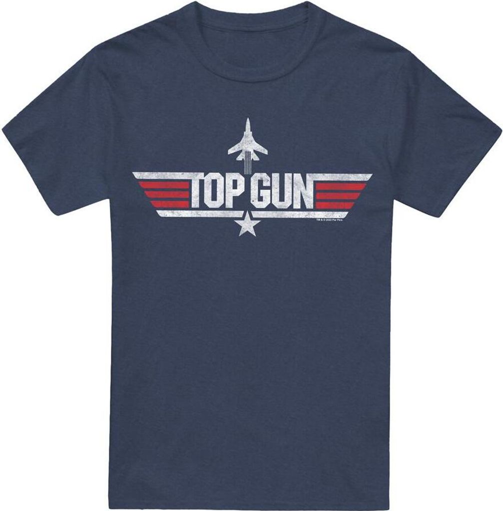 Top Gun - T-Shirt für Herren/Damen Uni TV15306 (XXL) (Marineblau)