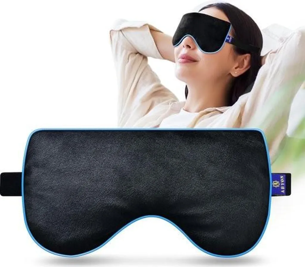 Masque pour les yeux secs et fatigués, chaleur apaisante et réglable