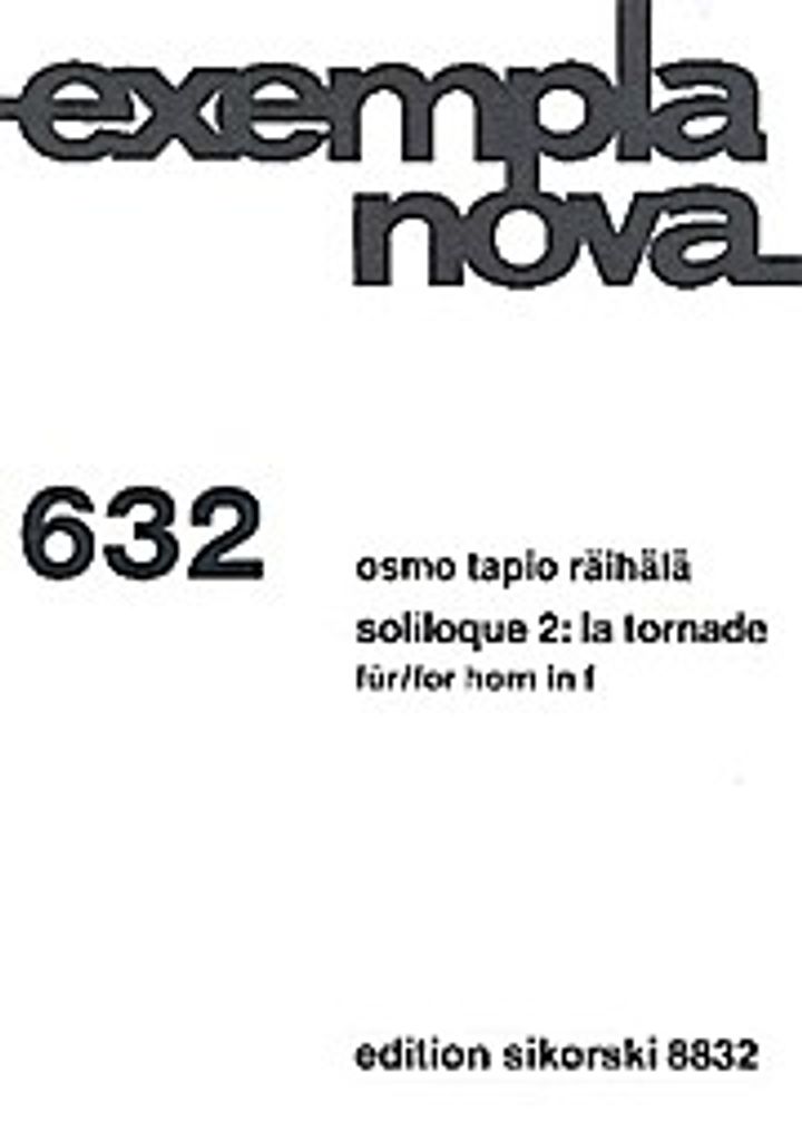 Soliloque 2 - La tornade :für Horn in F