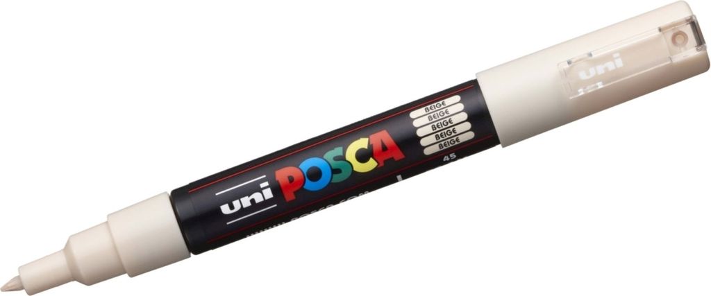POSCA PC-1M Acrylfarben-Etikettierer 0,7 mm Beige (6 Stück)