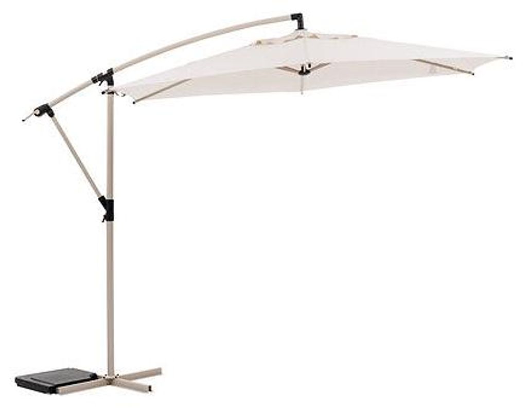 3 m großer, außermittiger Sonnenschirm, rostbeständig, UV-geschützt